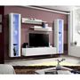 Voir la diapositive 4 : Paris Prix Meuble TV Mural Design  Fly II  260cm Blanc