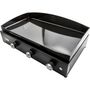 Voir la diapositive 4 : Le marquier Plancha gaz Pure 375 Noir 3 brûleurs à poser, 75x40 cm