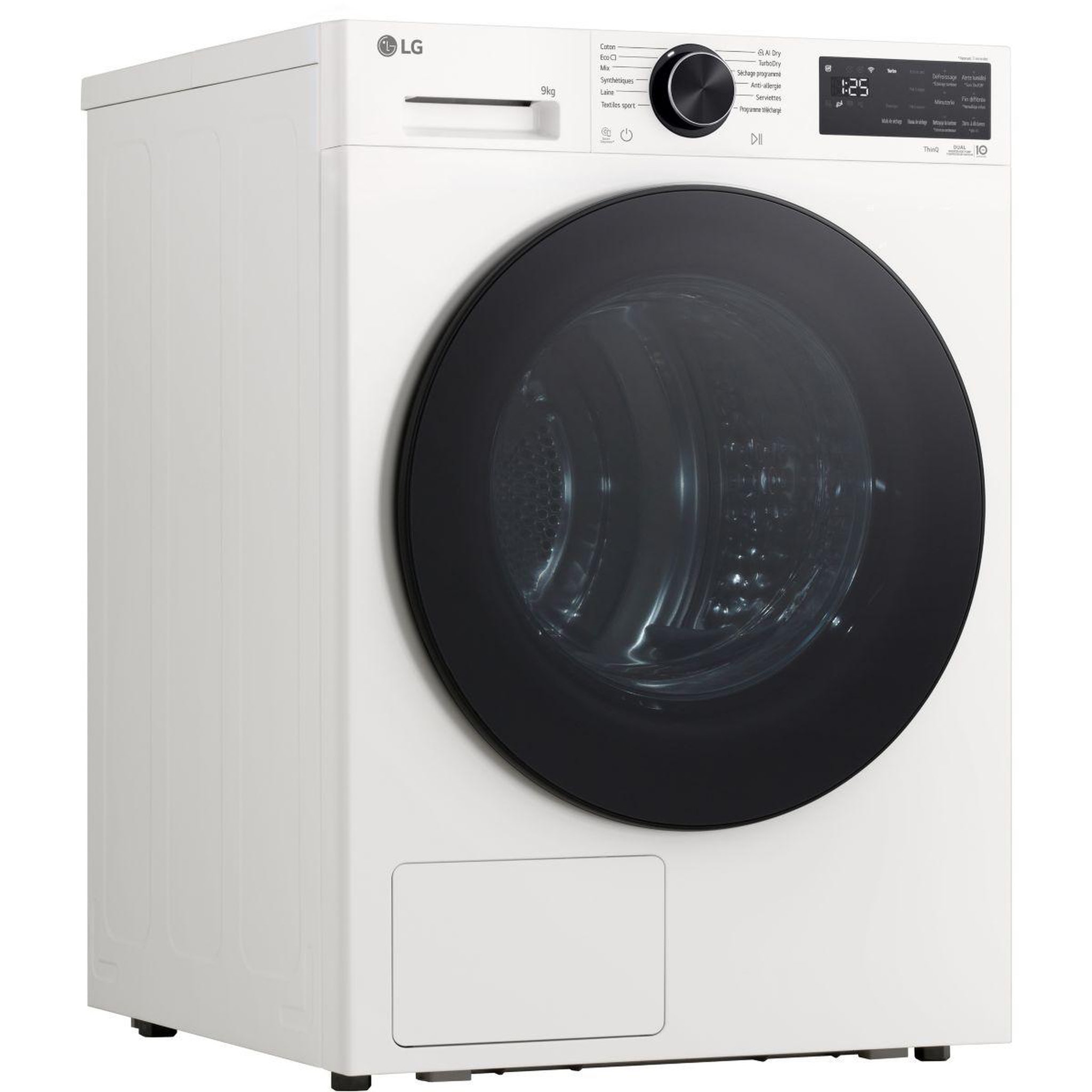 Voir la diapositive 2 : LG Sèche linge pompe à chaleur rh9x56wh