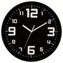  Horloge Murale 5five Noir polypropylène (Ø 30 cm)