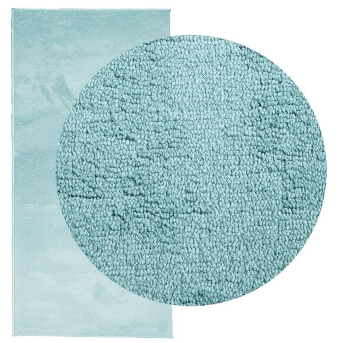 VIDAXL Tapis OVIEDO a poils courts vert 100x200 cm