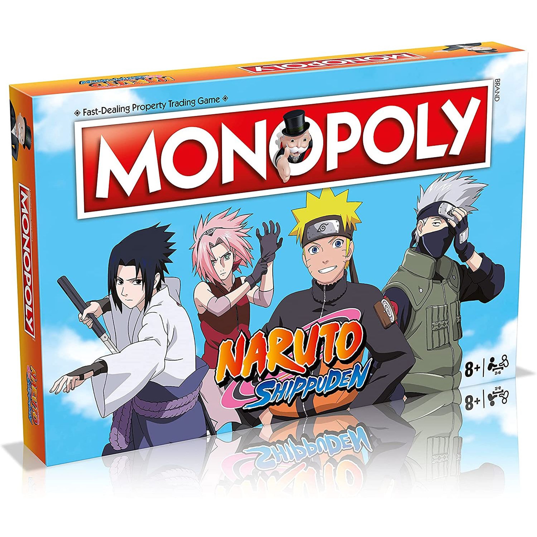 Voir la diapositive 1 :  WINNING MOVES Jeu - Monopoly Naruto Shippuden 