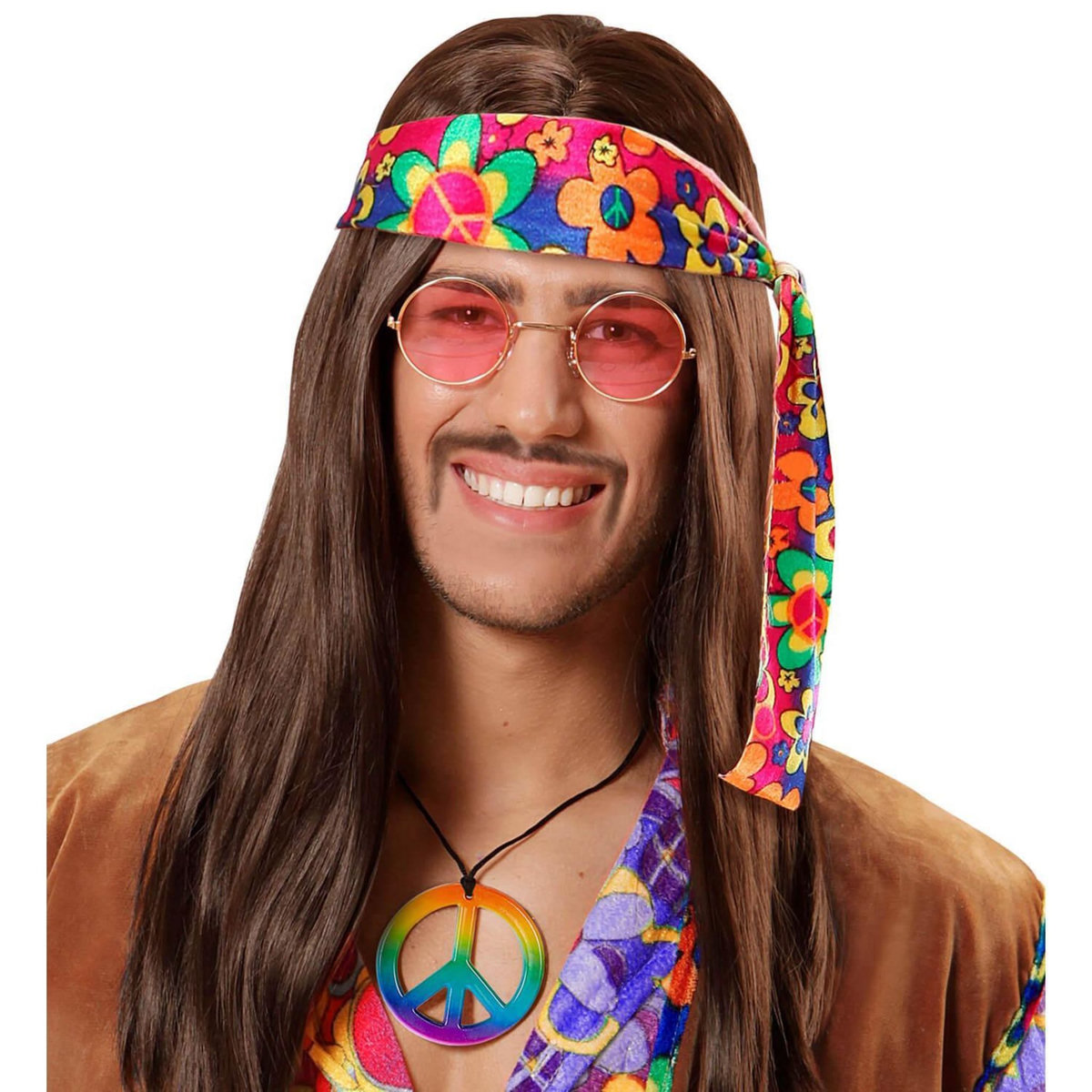 WIDMANN Collier Hippie Arc-en-Ciel