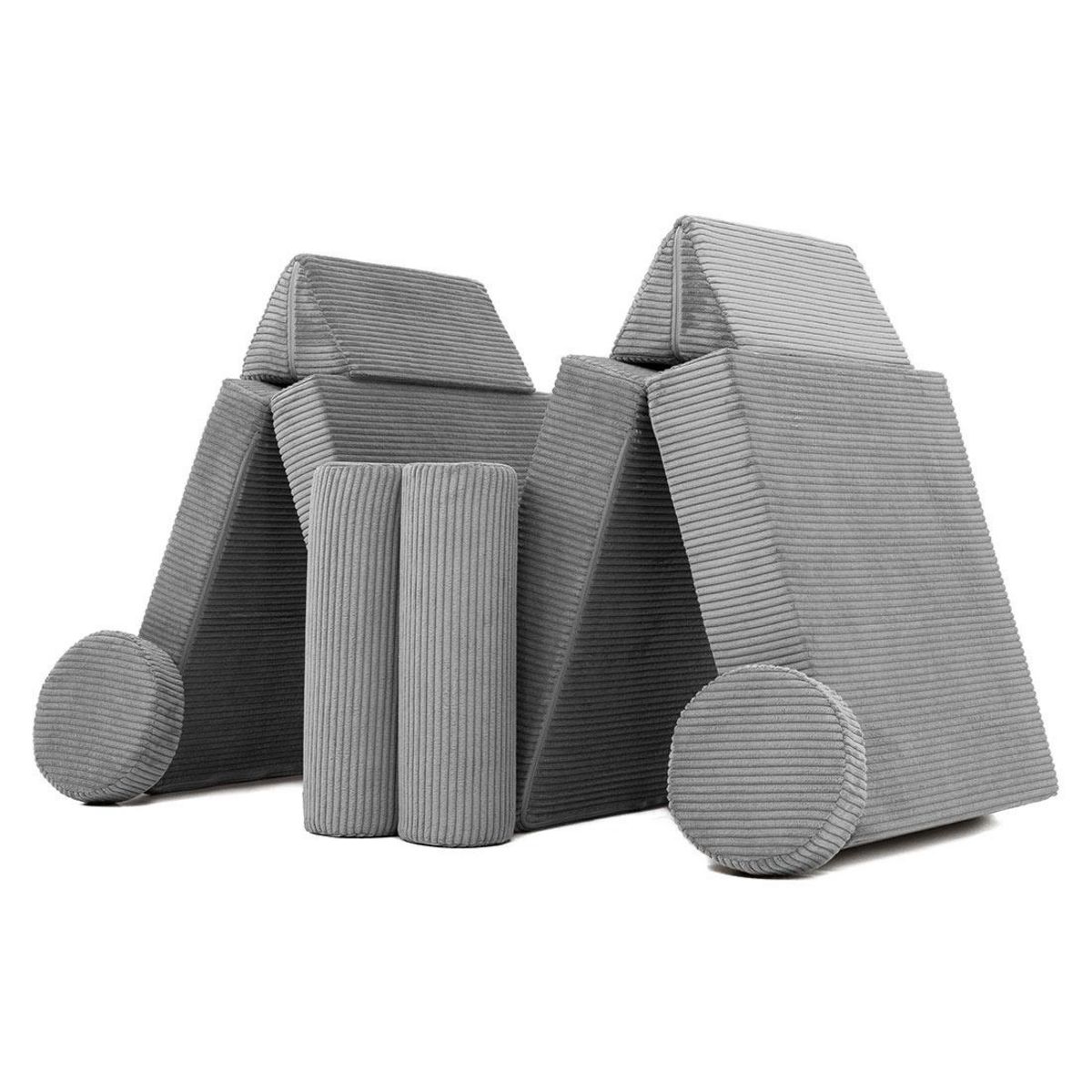 BEST MOBILIER Ines - canapé droit 2 places en velours côtelé