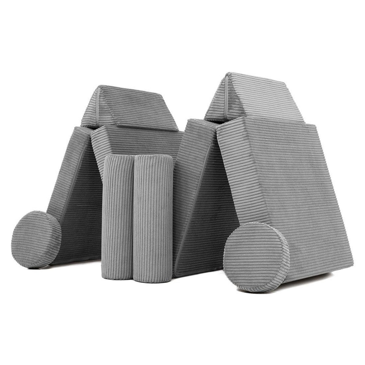 BEST MOBILIER Ines - canapé droit 2 places en velours côtelé