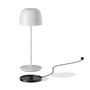Voir la diapositive 5 : Lumisky Lampe de table sans fil SOPHIA Blanc Aluminium H28CM