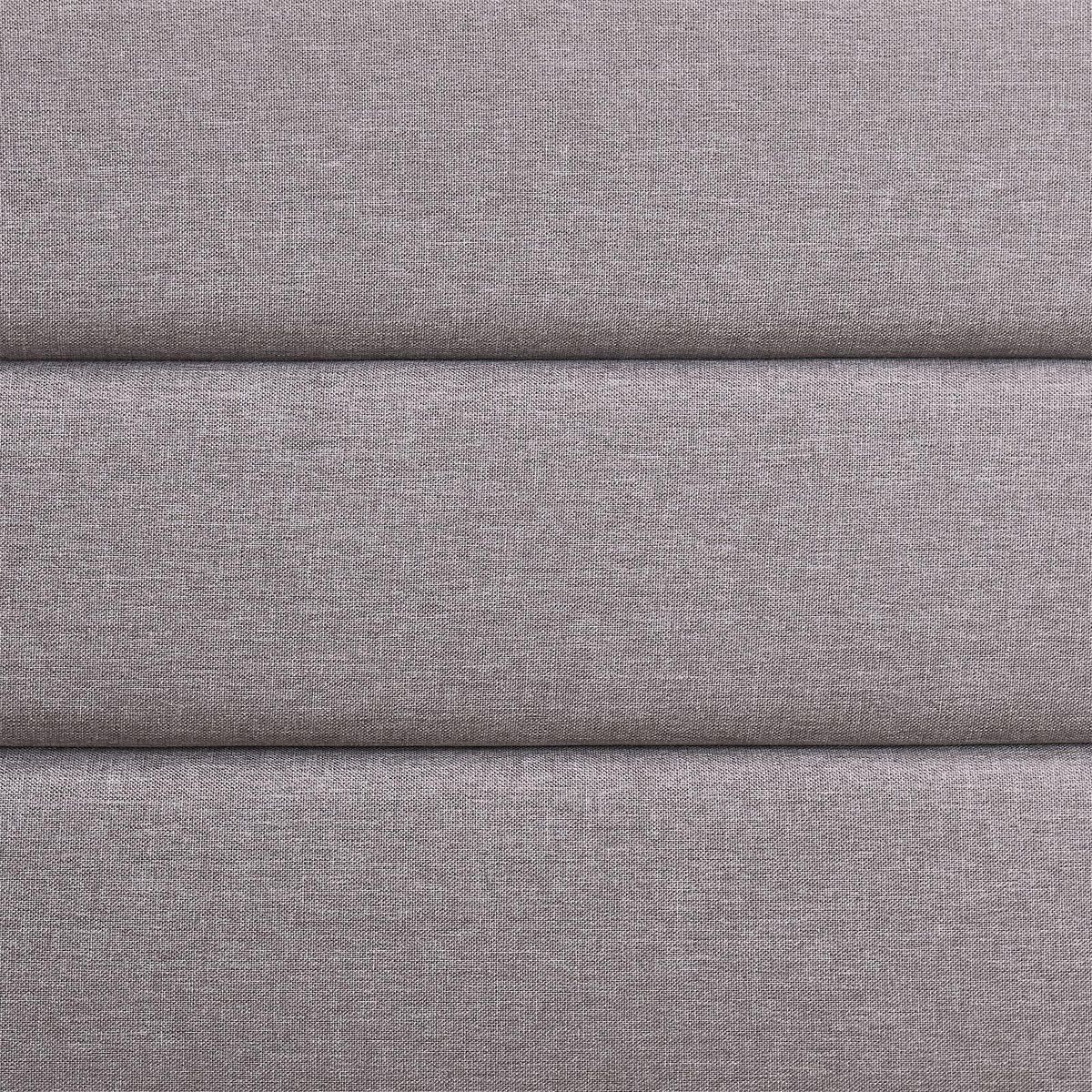 IDIMEX Lit 1 place FLORIDA, 90 x 190 cm, capitonné avec sommier, revêtement en tissu