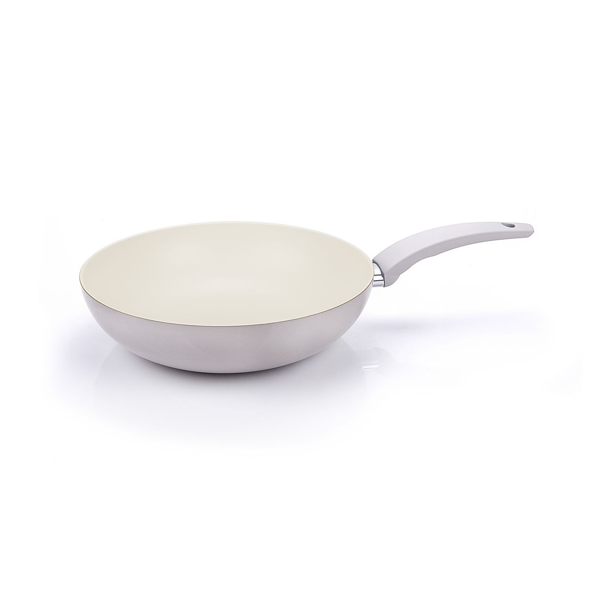 AUCHAN Poêle wok céramique 28 cm
