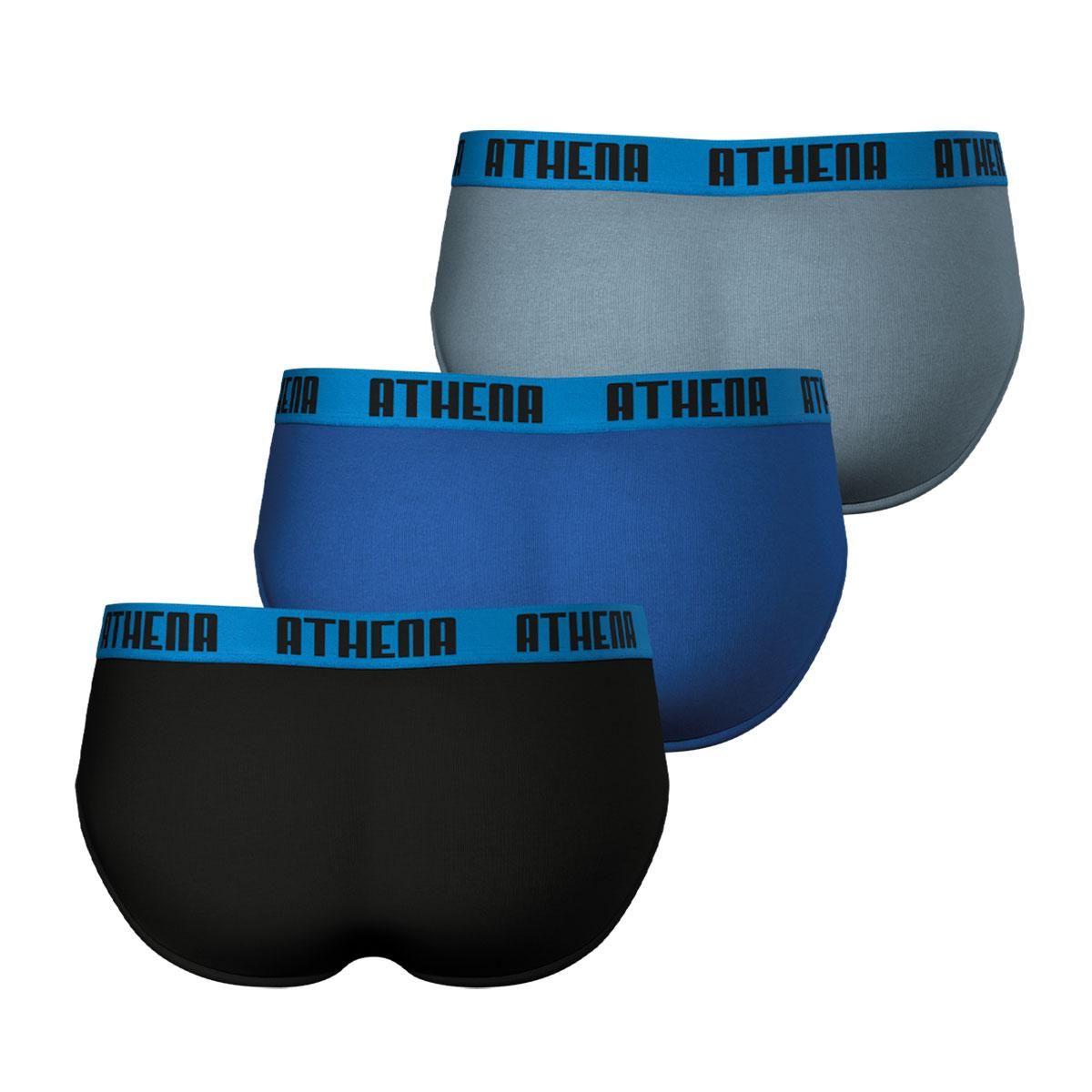 Athena Lot de 3 slips homme Ecopack