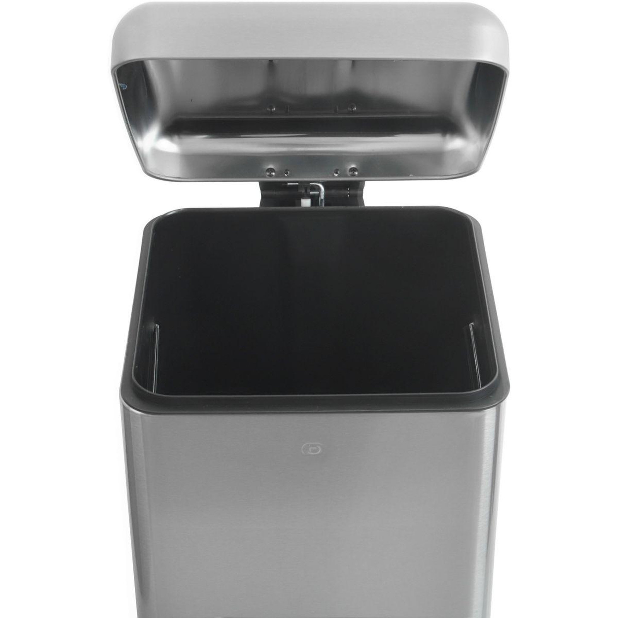 Voir la diapositive 2 : ESSENTIEL B Poubelle manuelle 30L à pédale inox