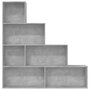VIDAXL Bibliotheque/Separateur de piece Gris beton 155x24x160 cm