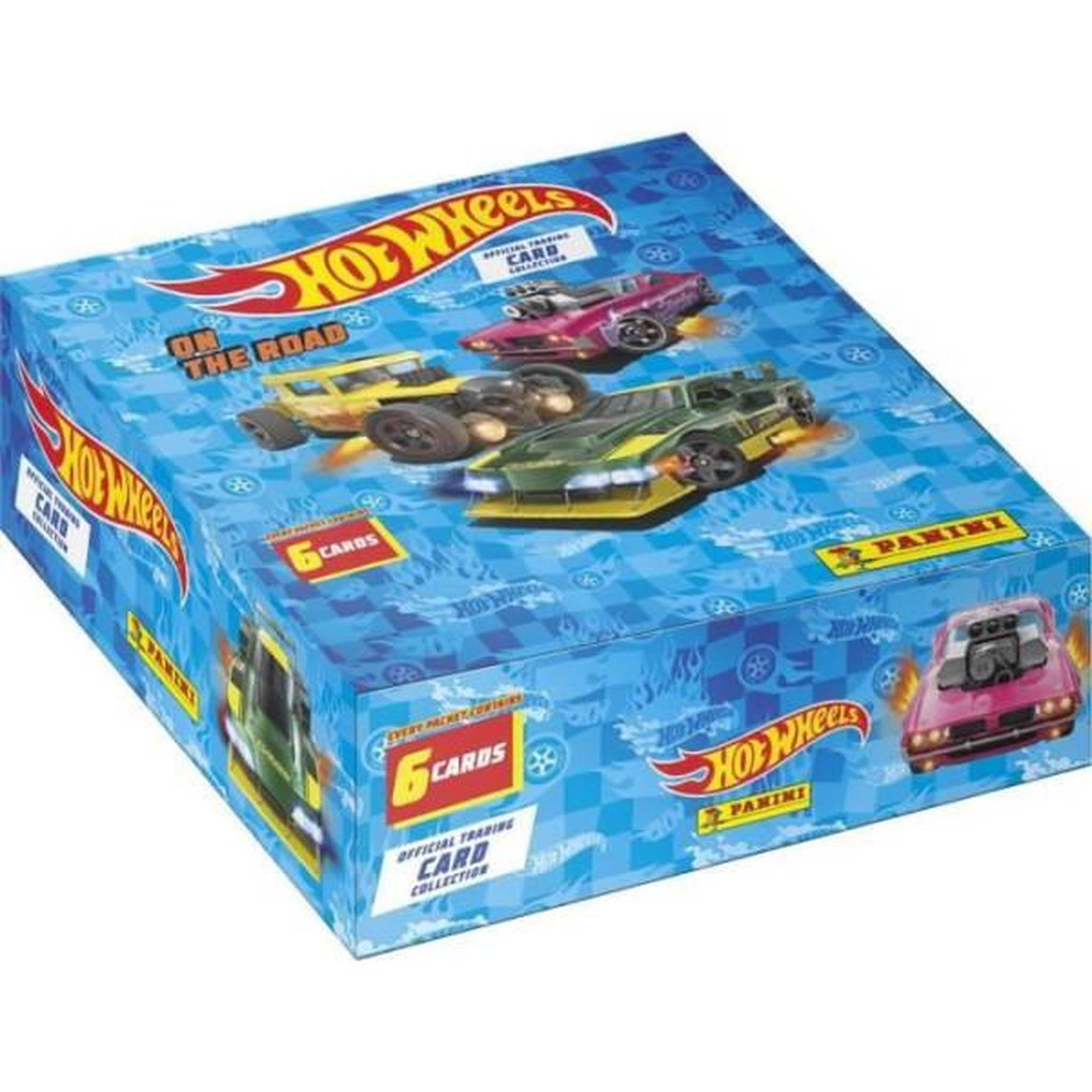Panini Boîte de Stickers - PANINI - Hot Wheels TC - 24 pochettes - 1 carte édition limitée - 144 stickers