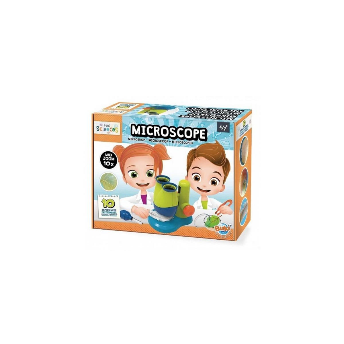 BUKI Microscope Junior Binoculaire Mini Sciences pour Enfants