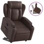 Voir la diapositive 2 : VIDAXL Fauteuil inclinable marron similicuir
