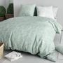 Voir la diapositive 3 : ATELIER DU COTON Housse de couette 260x240 ADELY + 2 taies coton 57 fils