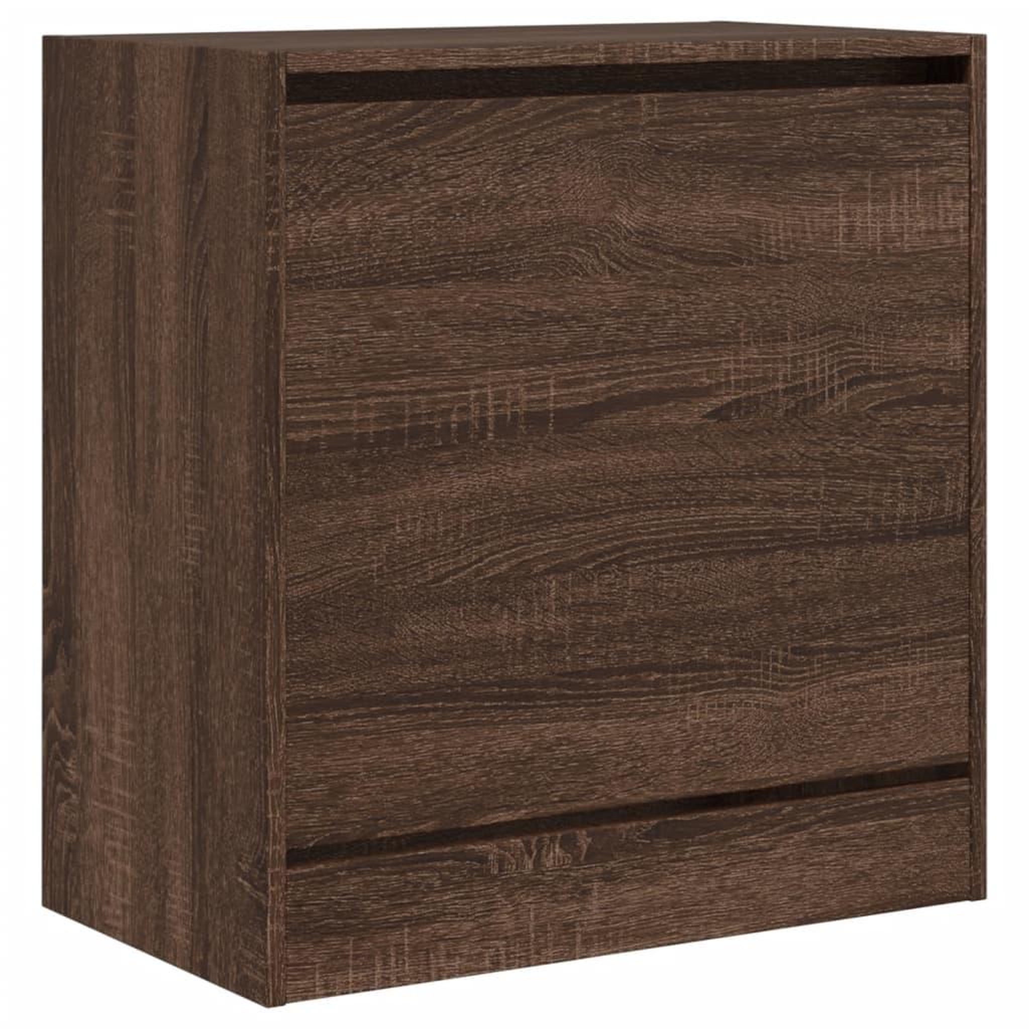 Voir la diapositive 4 : VIDAXL Armoire a chaussures chene marron 60x34x63,5 cm bois ingenierie