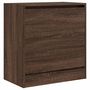 Voir la diapositive 4 : VIDAXL Armoire a chaussures chene marron 60x34x63,5 cm bois ingenierie