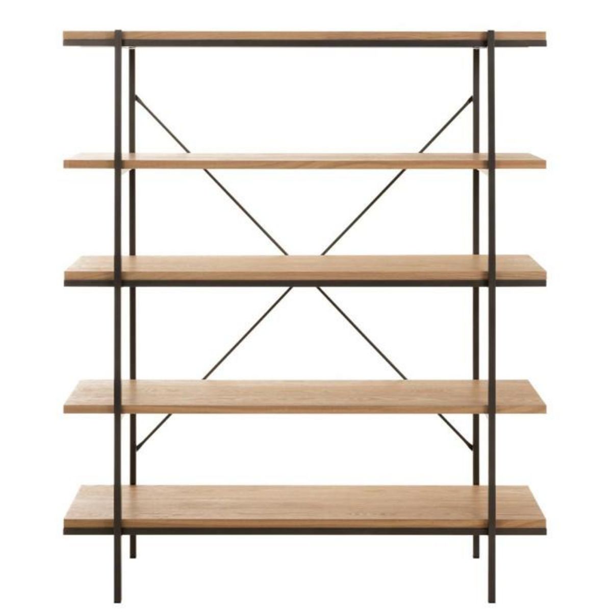 Paris Prix Étagère 5 Niveaux en Bois  Dresa  166cm Naturel