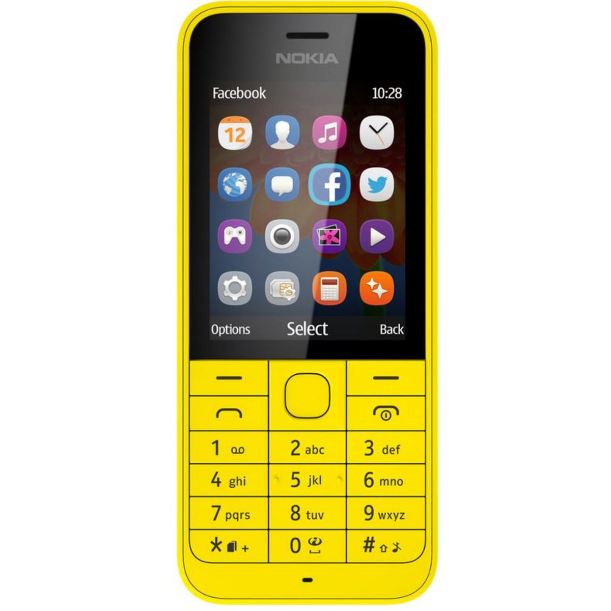 NOKIA Téléphone non smartphone 220 - Jaune - Double SIM