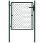 Voir la diapositive 1 : VIDAXL Portillon Acier 100x100 cm Vert