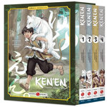 KEN'EN - COMME CHIEN ET SINGE TOMES 1 A 4 : COFFRET EN 4 VOLUMES. AVEC UNE ILLUSTRATION COLLECTOR OFFERTE, Fuetsudo