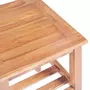 VIDAXL Table basse 40x40x50 cm Carree Teck solide
