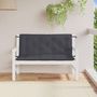 Voir la diapositive 3 : VIDAXL Coussins de banc de jardin lot de 2 anthracite melange tissu