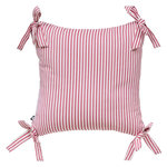 ATMOSPHERA Coussin à Rayures  Fleur de Rose  40x40cm Rose