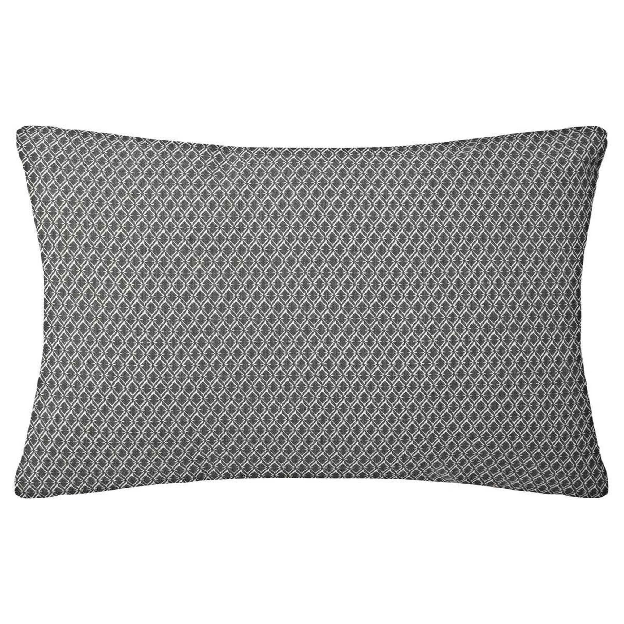 ATMOSPHERA Coussin déco déhoussable  otto  30x50cm gris