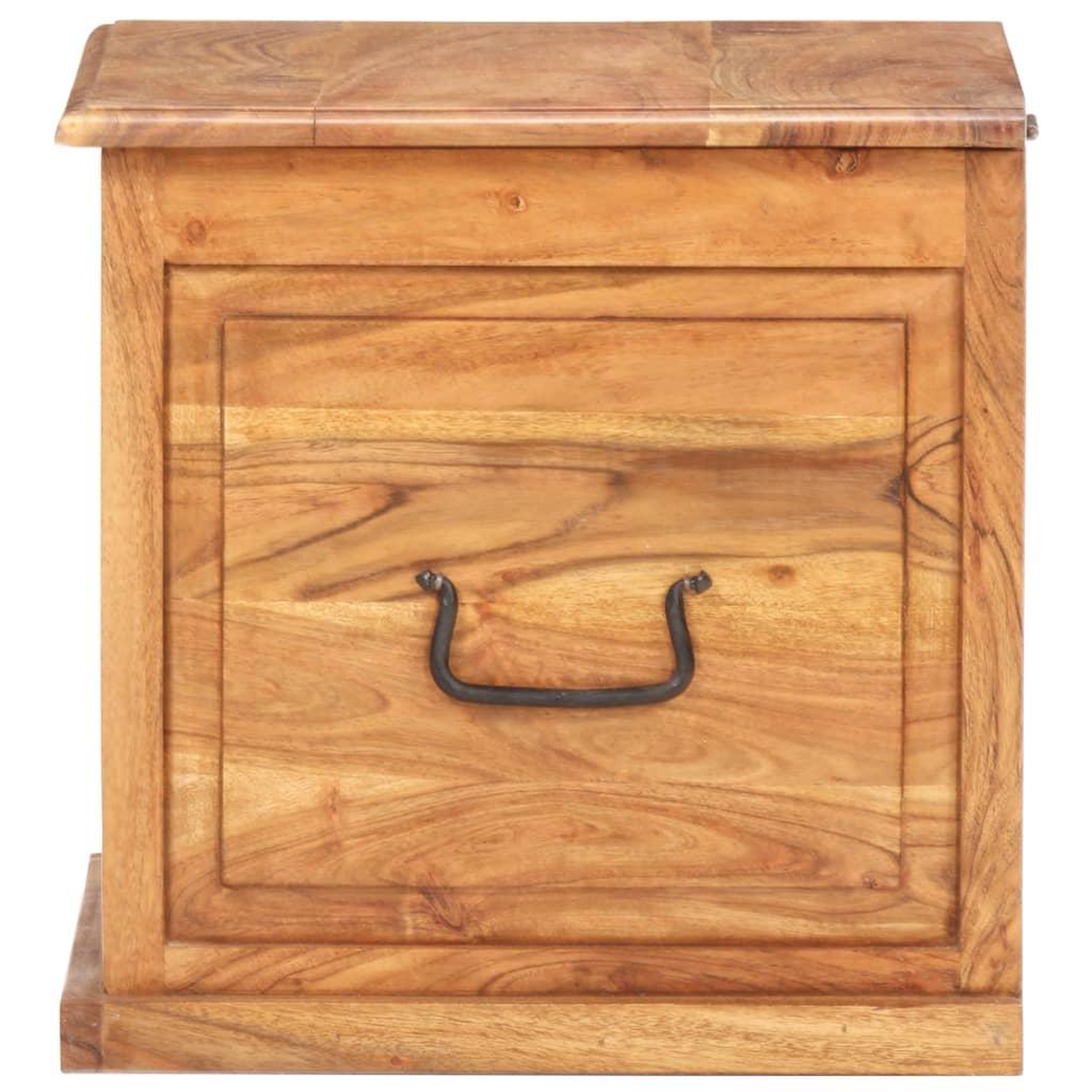 Voir la diapositive 4 : VIDAXL Coffre 40x40x40 cm bois d'acacia solide