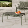 Voir la diapositive 2 : Rendez vous déco Table basse de jardin en plastique vert kaki-Téa