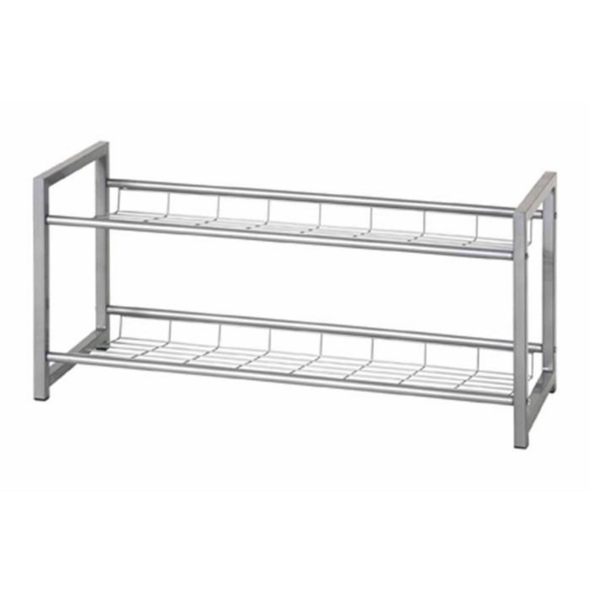 Paris Prix Range-Chaussures en Acier  Plase  80cm Argent