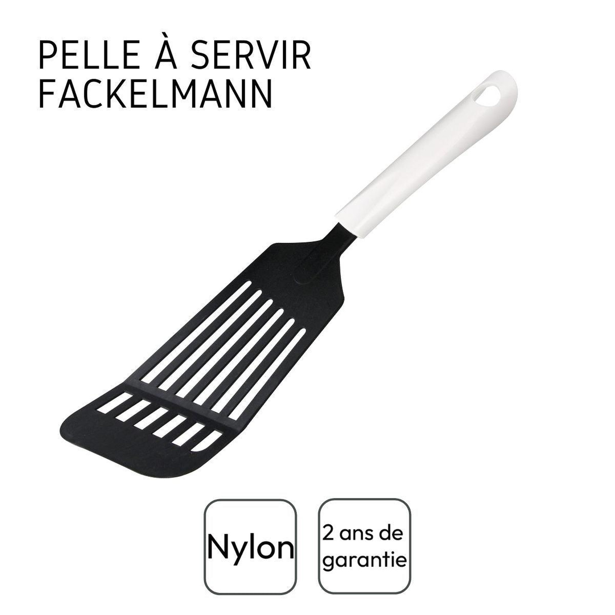 Voir la diapositive 4 : Fackelmann Ensemble de 2 spatules de cuisine ajourée 32 cm fackelmann arcadalina