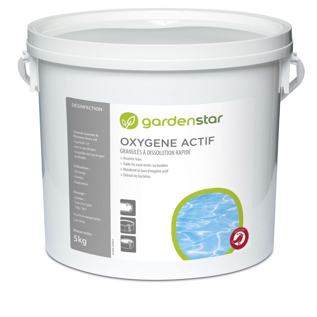 GARDENSTAR Oxygène Actif 5 kg