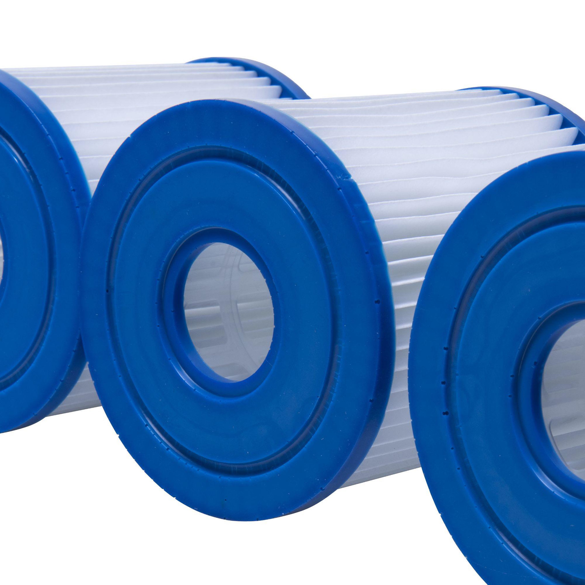 Voir la diapositive 4 : WERKAPRO Lot de 3 cartouches filtres piscine pour épurateur à cartouche modèle H