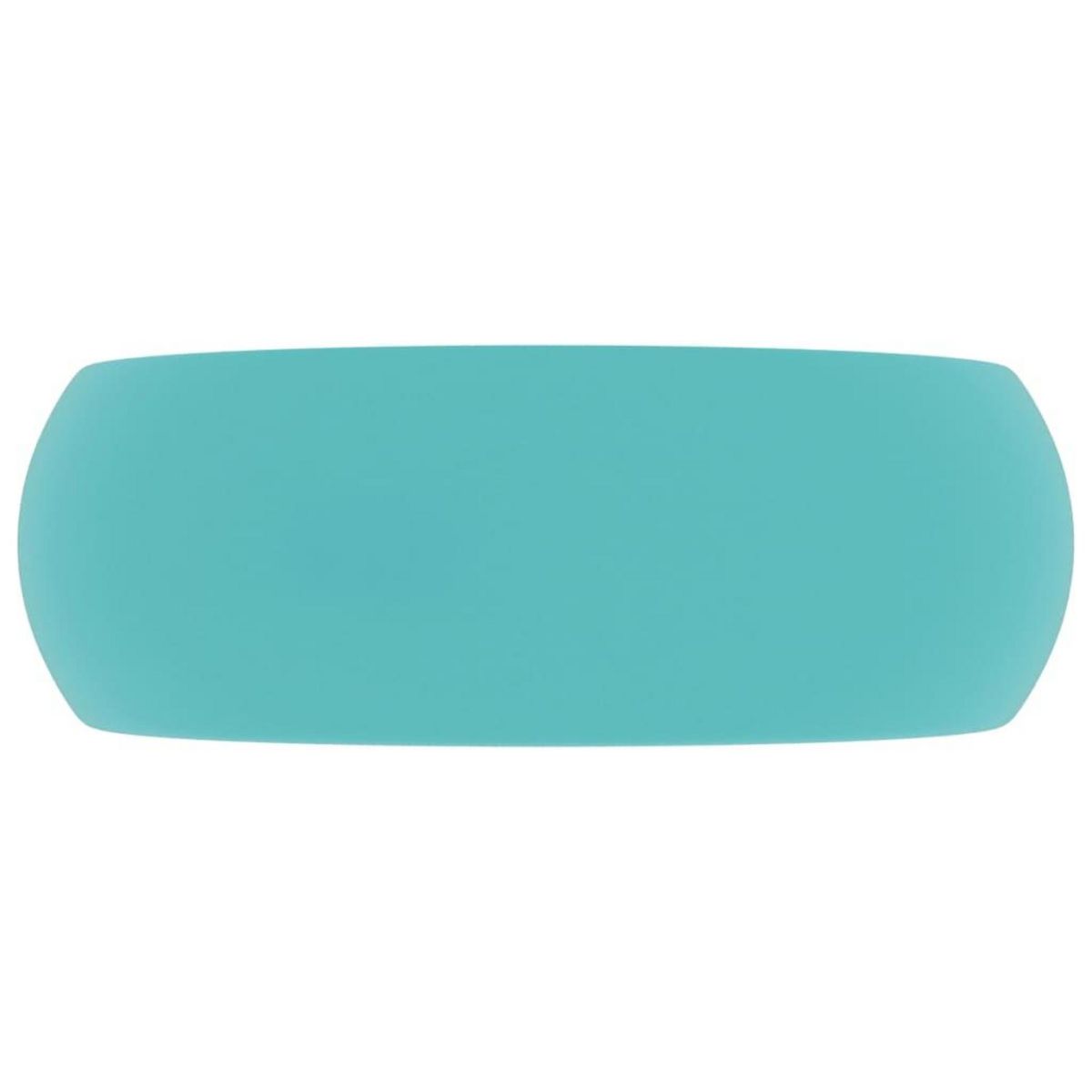 VIDAXL Lavabo rond de luxe Vert clair mat 40x15 cm Ceramique