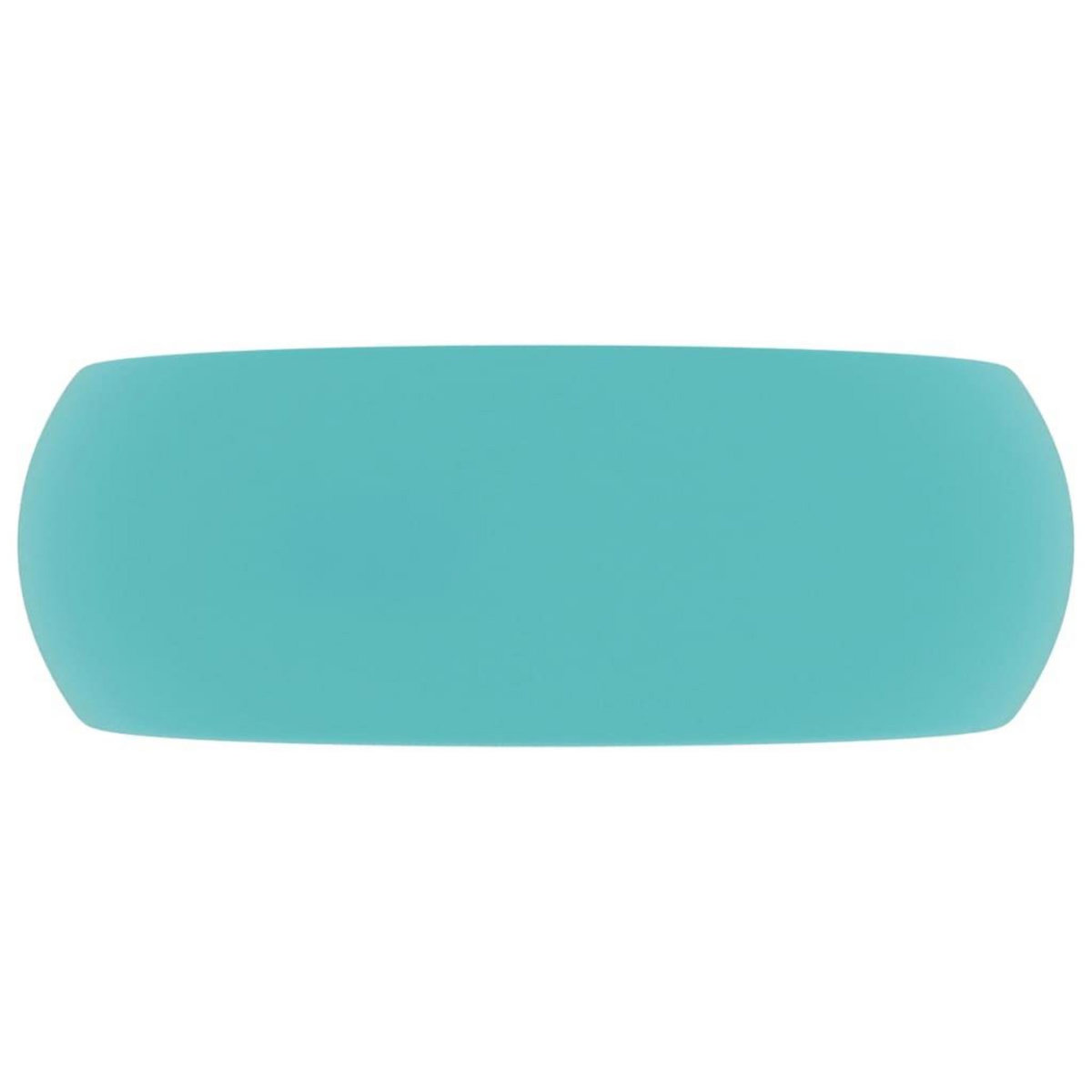 VIDAXL Lavabo rond de luxe Vert clair mat 40x15 cm Ceramique