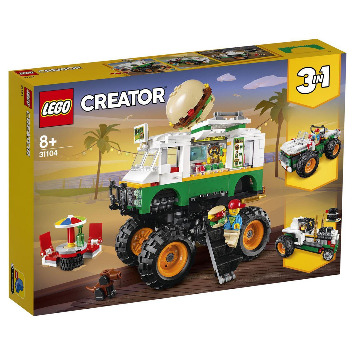 LEGO Creator 31104- Le Monster Truck à Hamburgers