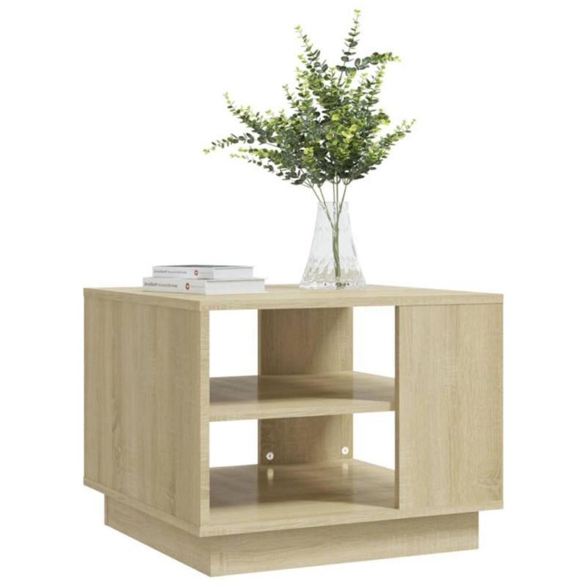VIDAXL Table basse chêne sonoma 55x55x43 cm bois d ingénierie