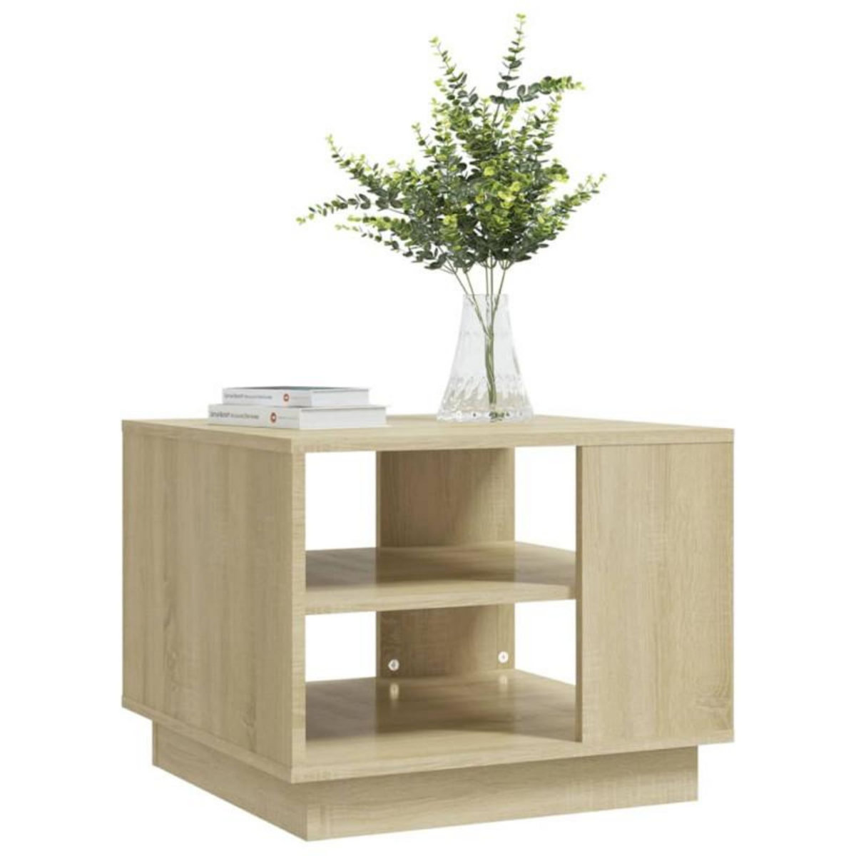 VIDAXL Table basse chêne sonoma 55x55x43 cm bois d ingénierie