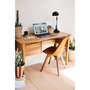 Voir la diapositive 2 : ATMOSPHERA Bureau 2 tiroirs en bois OLIVER - Marron