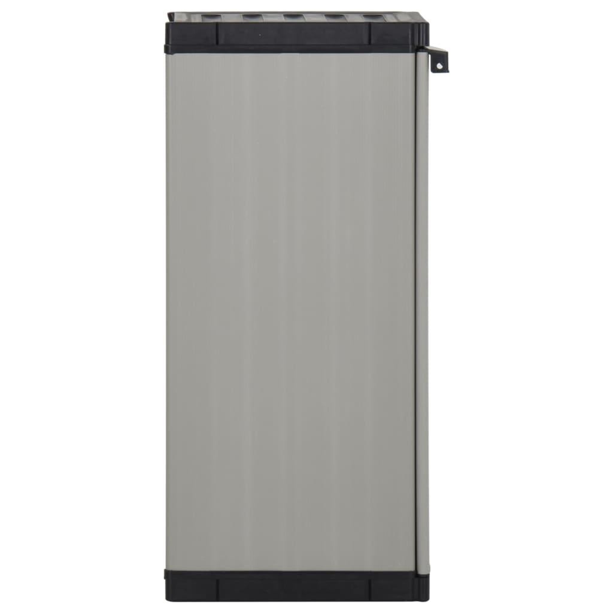 Voir la diapositive 4 : VIDAXL Armoire de rangement de jardin 1 etagere gris/noir 35x40x85 cm