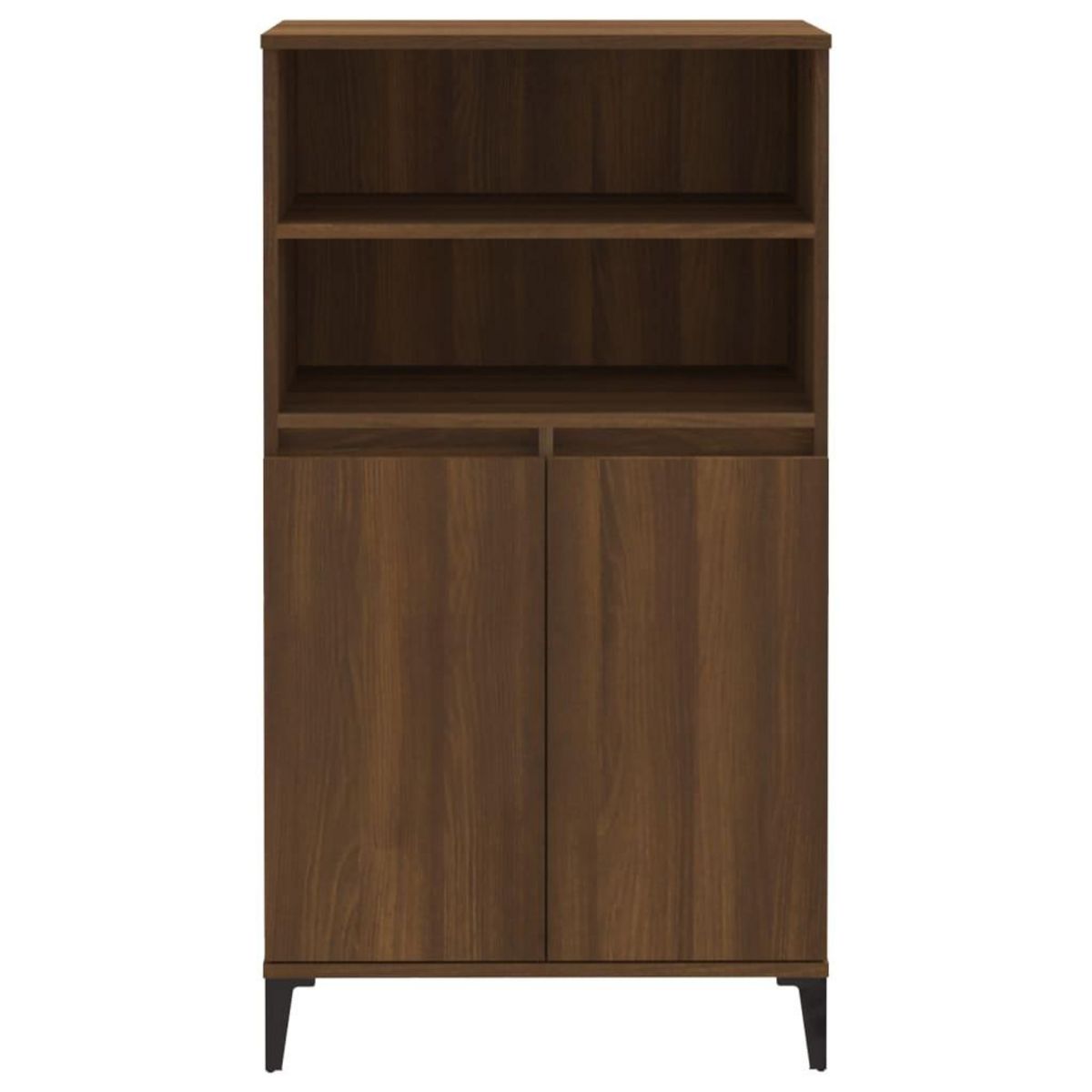 VIDAXL Buffet haut Chene marron 60x36x110 cm Bois d'ingenierie