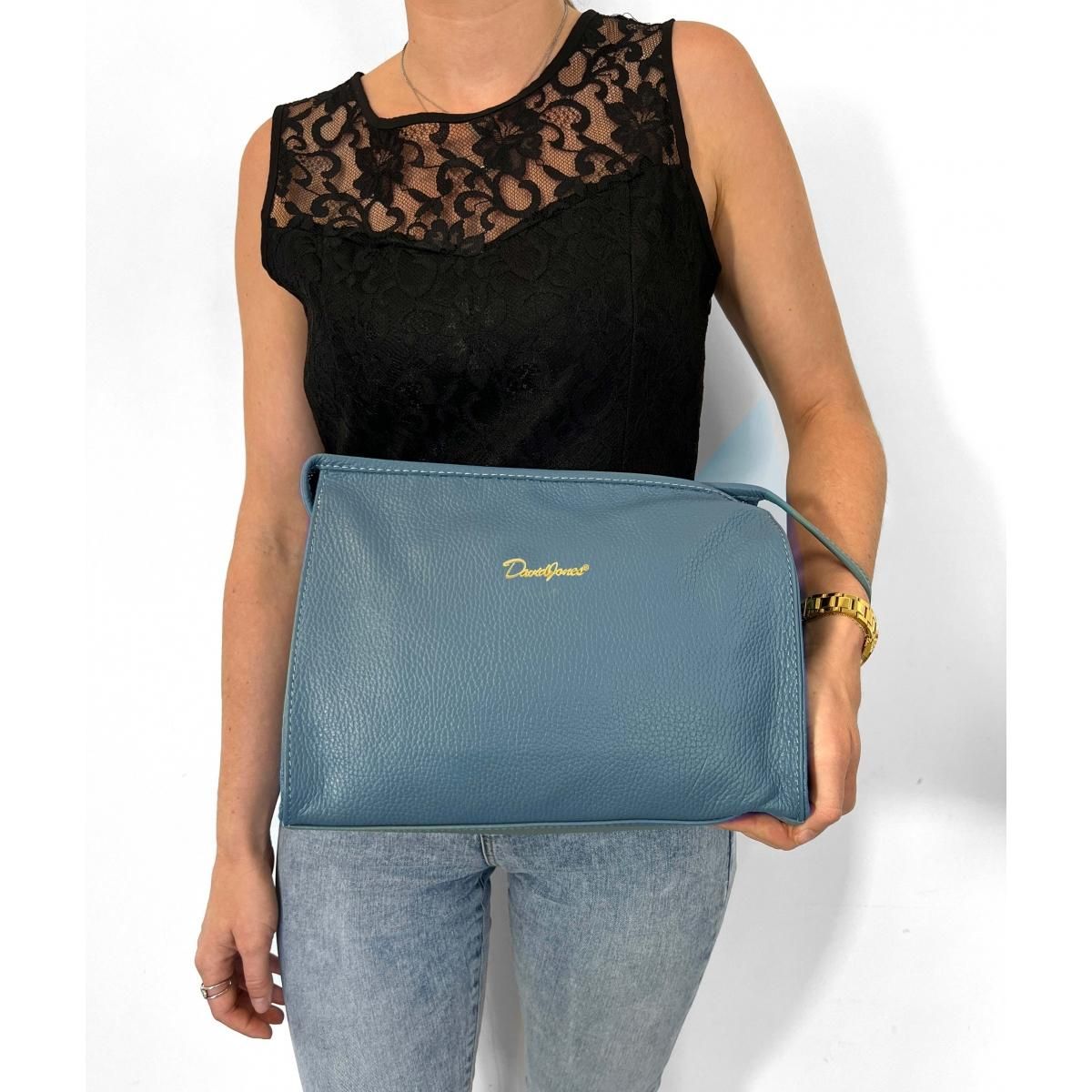 David Jones Trousse de toilette cuir de vachette