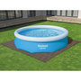 Voir la diapositive 2 : BESTWAY Lot de 12 dalles de protection de sol en mousse 50,8 x 50,8 cm effet bois pour piscine et spa - Bestway