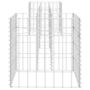 Voir la diapositive 4 : VIDAXL Jardiniere a gabion en H Fil d'acier 260x40x40 cm