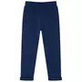 VIDAXL Pantalons pour enfants avec cordon de serrage bleu marine 104