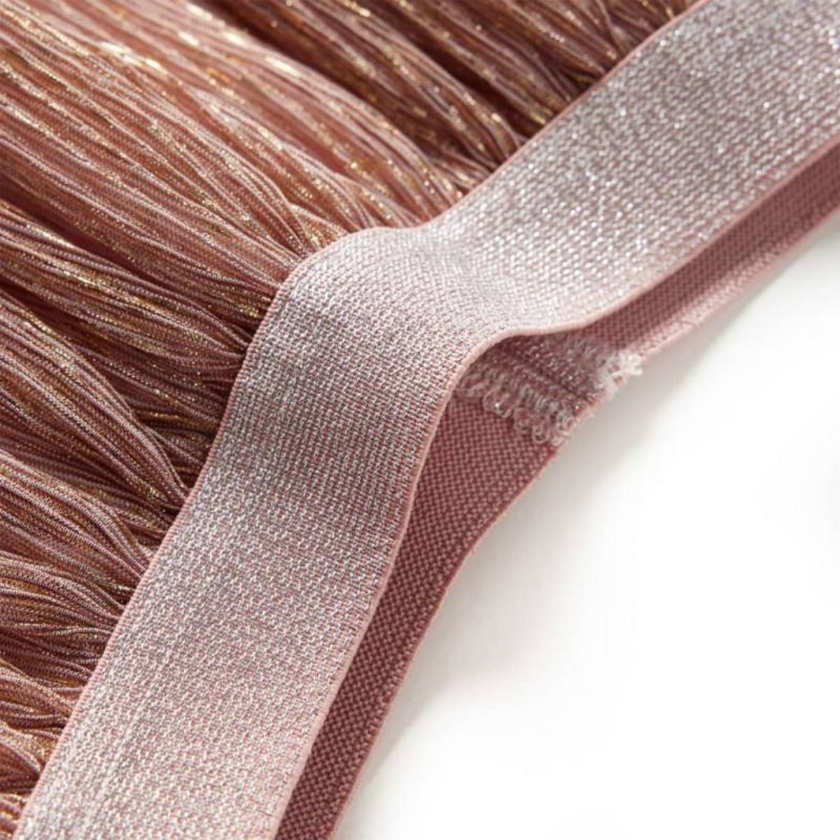 VIDAXL Jupe avec paillettes pour enfants rose pâle 116