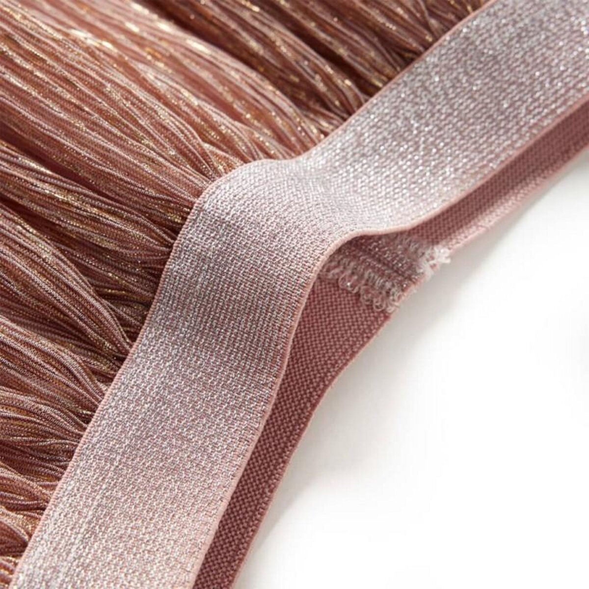 VIDAXL Jupe avec paillettes pour enfants rose pâle 116