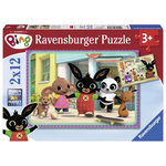 RAVENSBURGER Ravensburger - Bing Puzzle, 2x12st. 76185